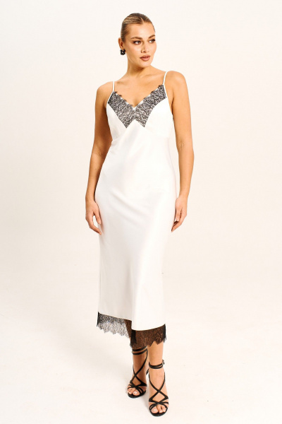 Платье FOXY FOX 1839 черно-белый - фото 1