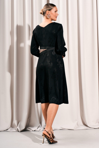 Платье Lissana 4834 черный - фото 7