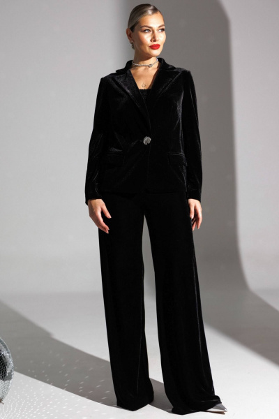 Жакет Мода Юрс 25-2944 черный - фото 7