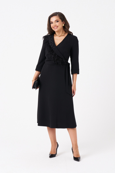 Платье Панда 112280 черный - фото 1