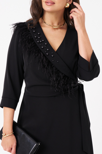 Платье Панда 112280 черный - фото 2