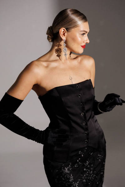 Корсет Мода Юрс 25-2945 черный - фото 1