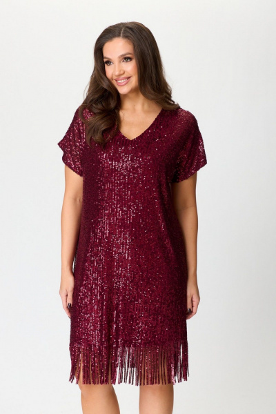 Платье Svetlana-Style 2046 бордовый - фото 3