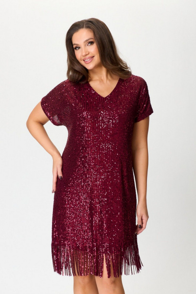 Платье Svetlana-Style 2046 бордовый - фото 4