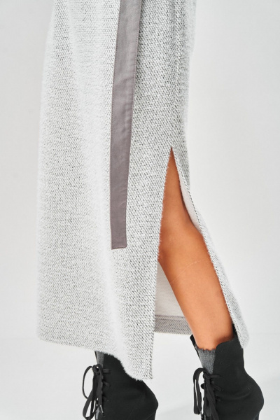 Платье Laikony L-573 серый_диагональ - фото 6