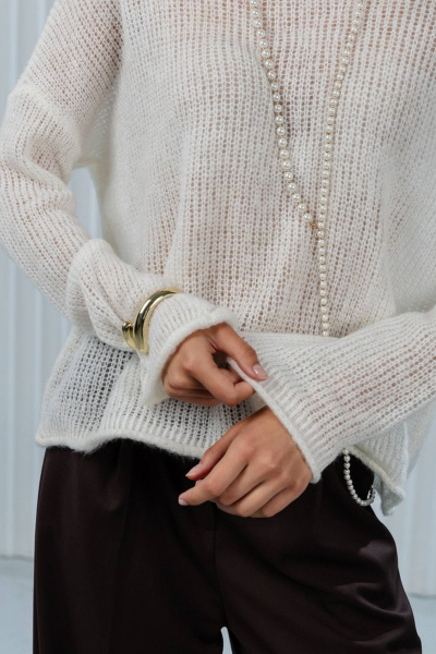 Джемпер Romgil РВ0345-АК5 молочный - фото 3