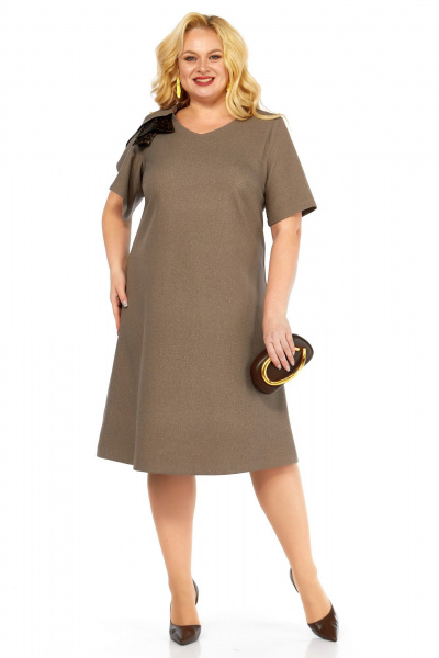 Платье Belinga 1239 капучино - фото 6