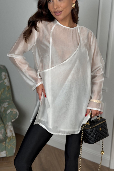 Блуза DAVA 4210 белый - фото 13