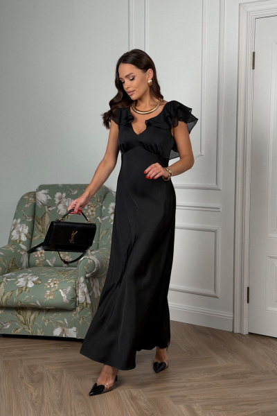 Платье DAVA 1222 черный - фото 11