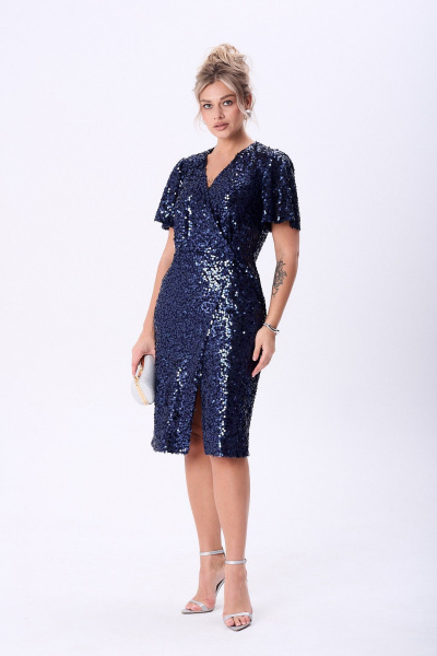 Платье AMUARt 1088 синий - фото 1