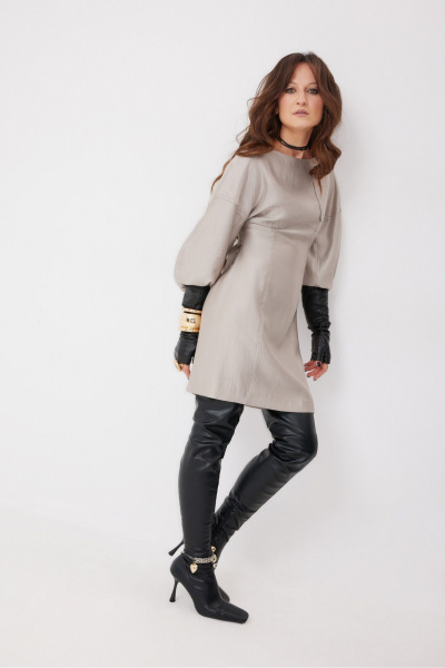 Платье ElPaiz 1308 жемчуг - фото 2