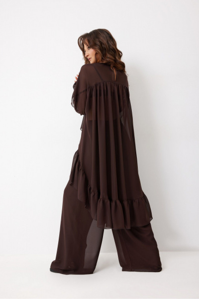 Брюки, туника ElPaiz 1318 шоколад - фото 5