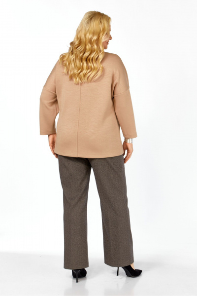 Блуза Элль-стиль 2437а бежевый - фото 7