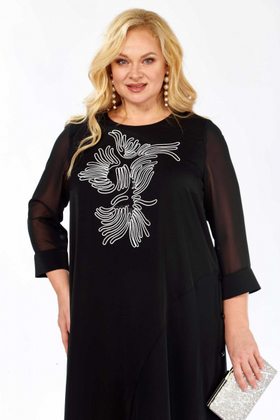 Платье Асолия 2712 черный - фото 7