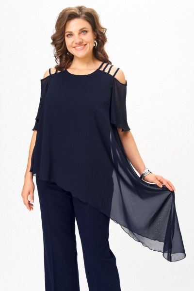 Брюки, туника ANASTASIA MAK 1305 синий - фото 6