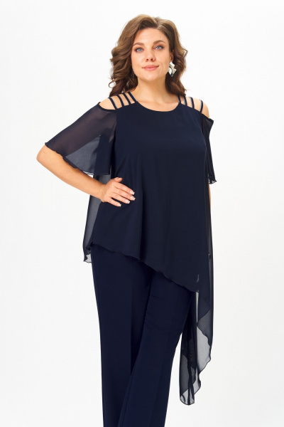 Брюки, туника ANASTASIA MAK 1305 синий - фото 3