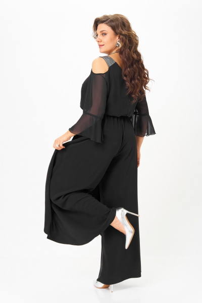 Комбинезон ANASTASIA MAK 1306 черный - фото 6