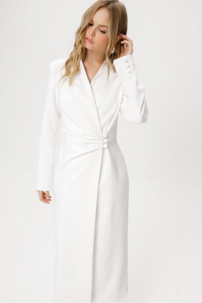 Платье PiRS 6299 белый - фото 5