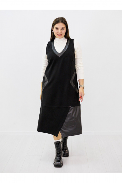 Платье Ollsy 01627 черный - фото 7