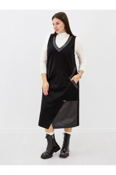 Платье Ollsy 01627 черный - фото 2