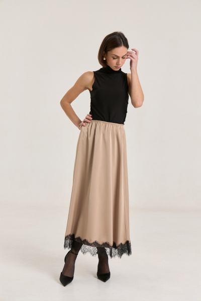 Юбка THE NAME 2452 золото - фото 3