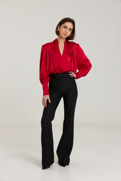 Блуза THE NAME 2453 красный - фото 6