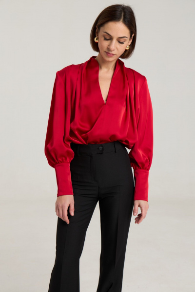 Блуза THE NAME 2453 красный - фото 2