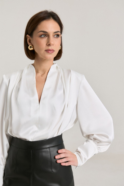 Блуза THE NAME 2453 молочный - фото 2