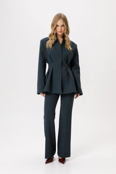 Брюки, жакет PiRS 6341 еловый - фото 3