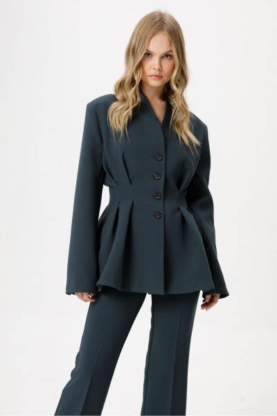 Брюки, жакет PiRS 6341 еловый - фото 2