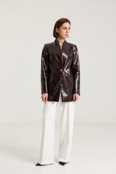 Жакет THE NAME 2462 шоколад - фото 6