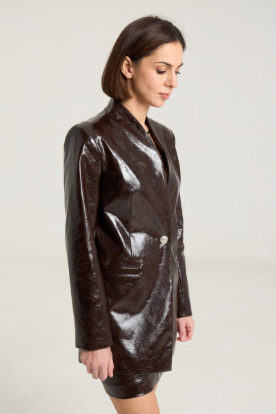 Жакет THE NAME 2462 шоколад - фото 5