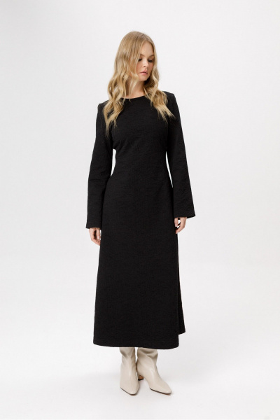 Платье PiRS 6344 черный - фото 1