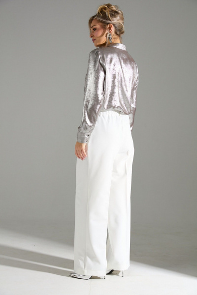 Блуза LM М10 бежевый_шиммер - фото 3