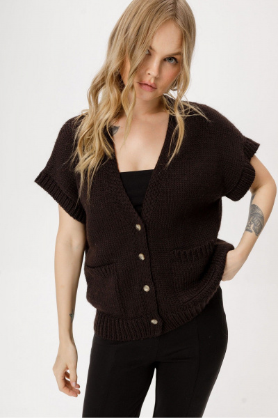 Жилет PiRS 6345 горький_шоколад - фото 6