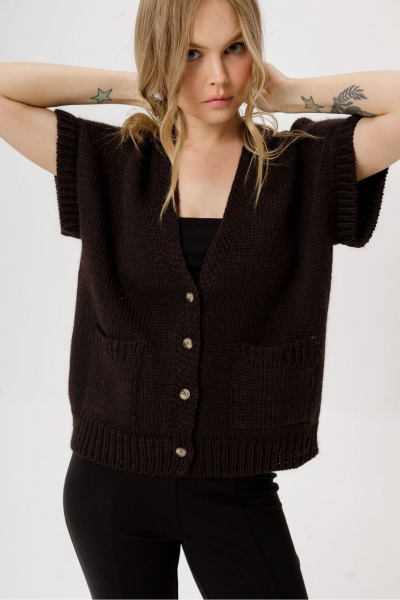 Жилет PiRS 6345 горький_шоколад - фото 9