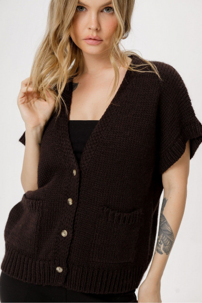 Жилет PiRS 6345 горький_шоколад - фото 8