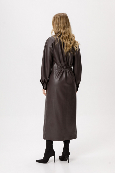 Платье PiRS 6348 коричневый - фото 6