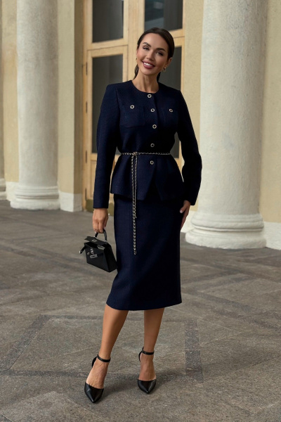 Жакет, юбка Urs 25-568-1 - фото 9