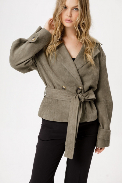 Жакет PiRS 6349 хаки - фото 2