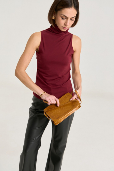 Джемпер THE NAME 2473 вишня - фото 7