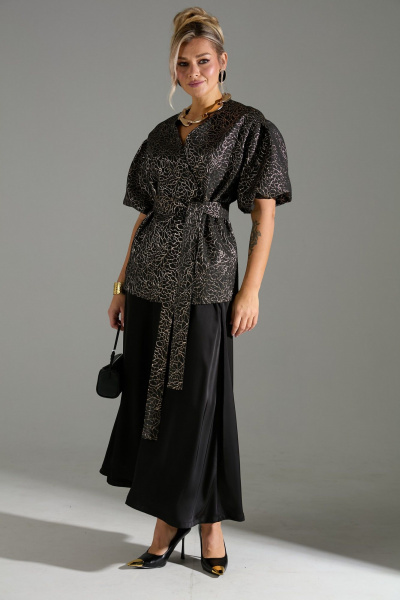 Жакет, юбка LM К1140110 парча - фото 5