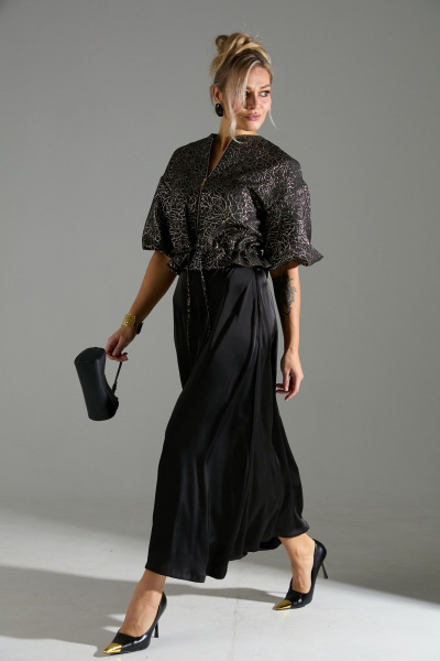 Жакет, юбка LM К1340114 парча - фото 8