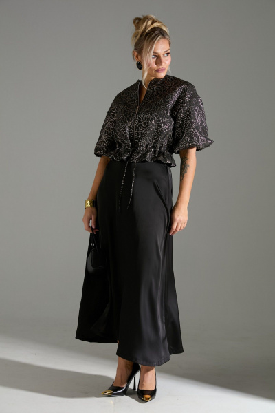 Жакет, юбка LM К1340114 парча - фото 5