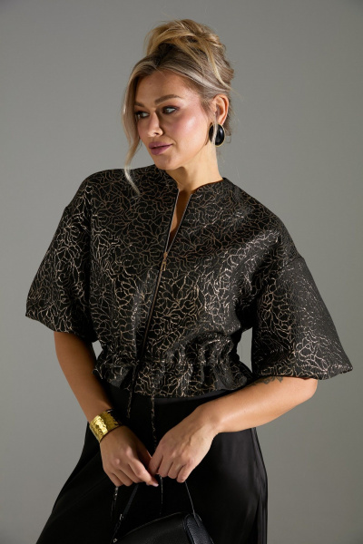 Жакет, юбка LM К1340114 парча - фото 4