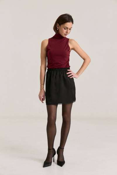 Юбка THE NAME 2440 черный - фото 3