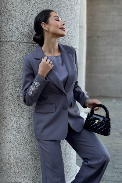 Блуза, брюки, жакет Urs 21-488-3 - фото 4