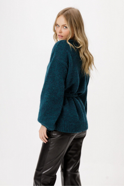 Кардиган PiRS 6360 изумрудный - фото 6