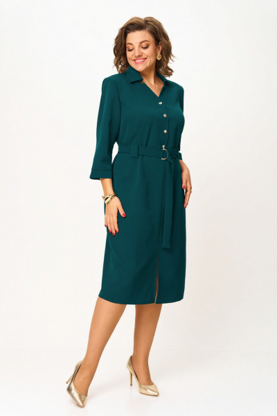 Платье БАГРЯНИЦА 5100 бирюза - фото 1