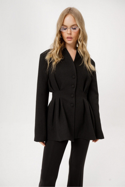 Жакет PiRS 6362 черный_букле - фото 7